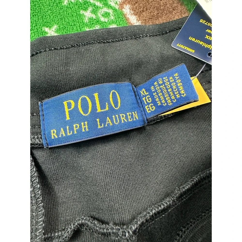 Polo Ralph Lauren Black Cargo Mens Jogger Stretch Pant Size XL NWT